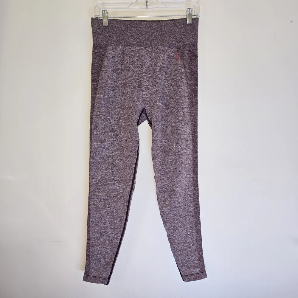 Gymshark Heathered Pink Leggings Size Xl Womens Buttlifting seamless - Picture 3 of 8
